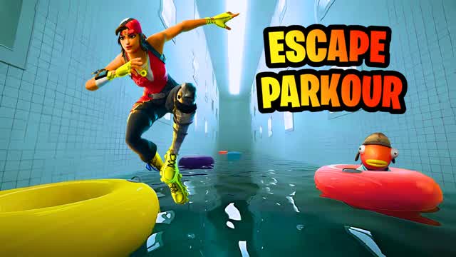 ESCAPE PARKOUR POOLROOM — Fortnite Creative map cover art