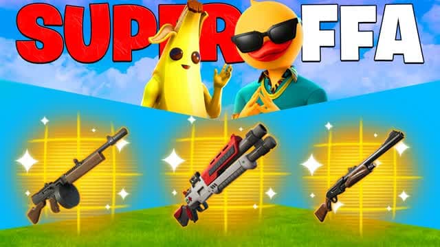 CRAZY FFA ALL WEAPONS⭐ — Fortnite Creative map
