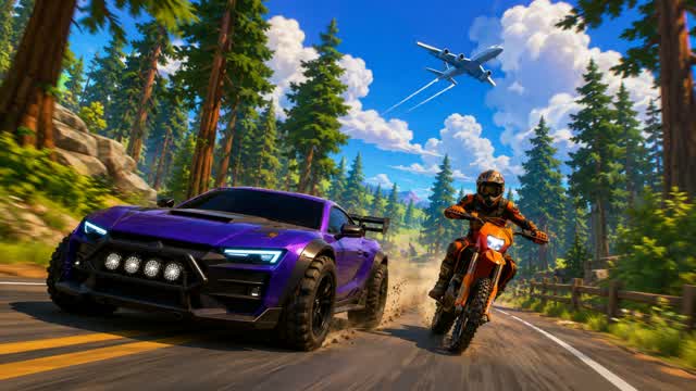 Forest Drive π Free For All β β Fortnite Creative map