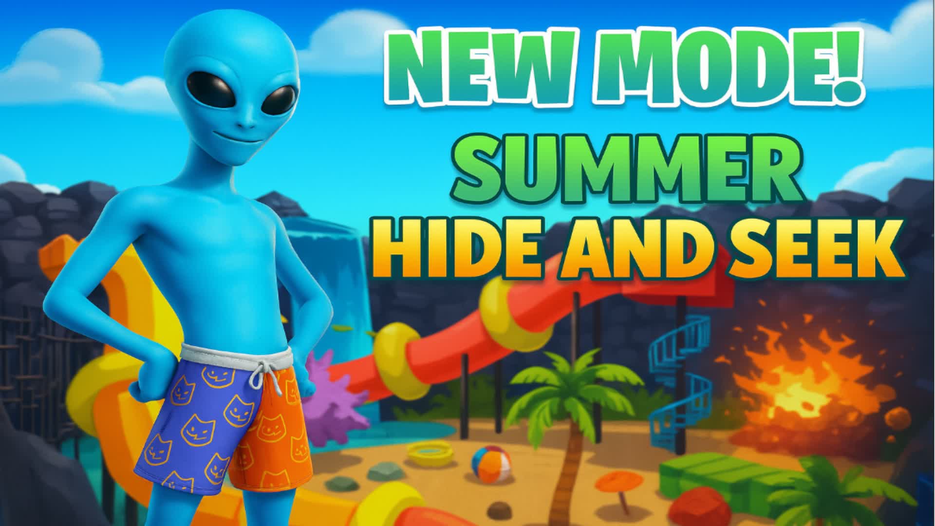 🌴GIGA SUMMER HIDE AND SEEK 🌴 — Fortnite Creative map