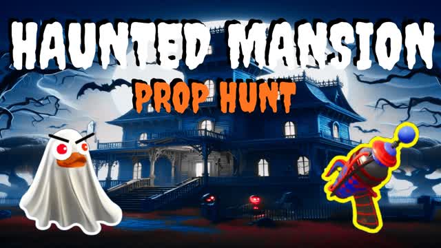 🎃SPOOKY HAUNTED MANSION- (PROP HUNT)🎃 — Fortnite Creative map