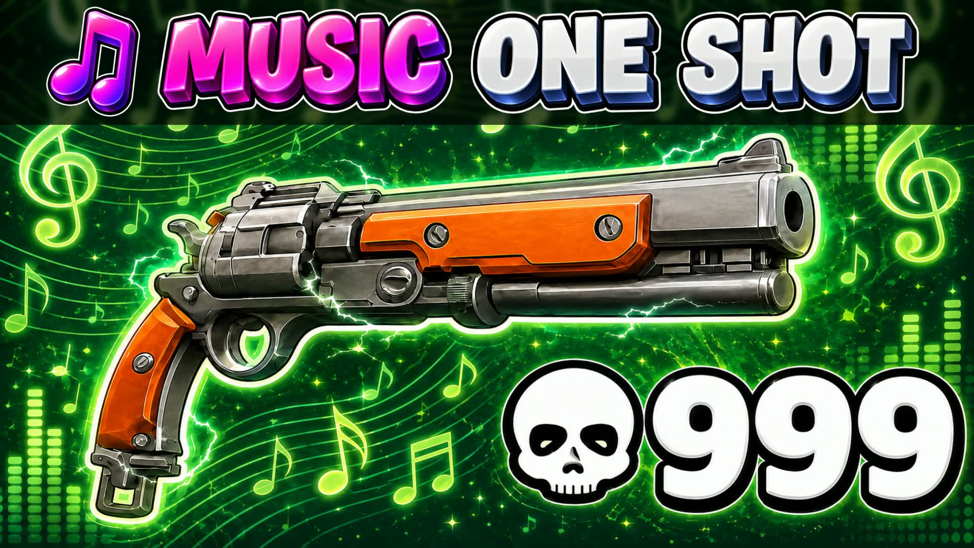 🎵 MUSIC ONE SHOT GUN GAME — Fortnite Creative map
