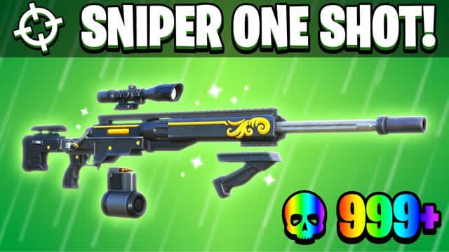 CRAZY SNIPER ONE SHOT💥 — Fortnite Creative map cover art