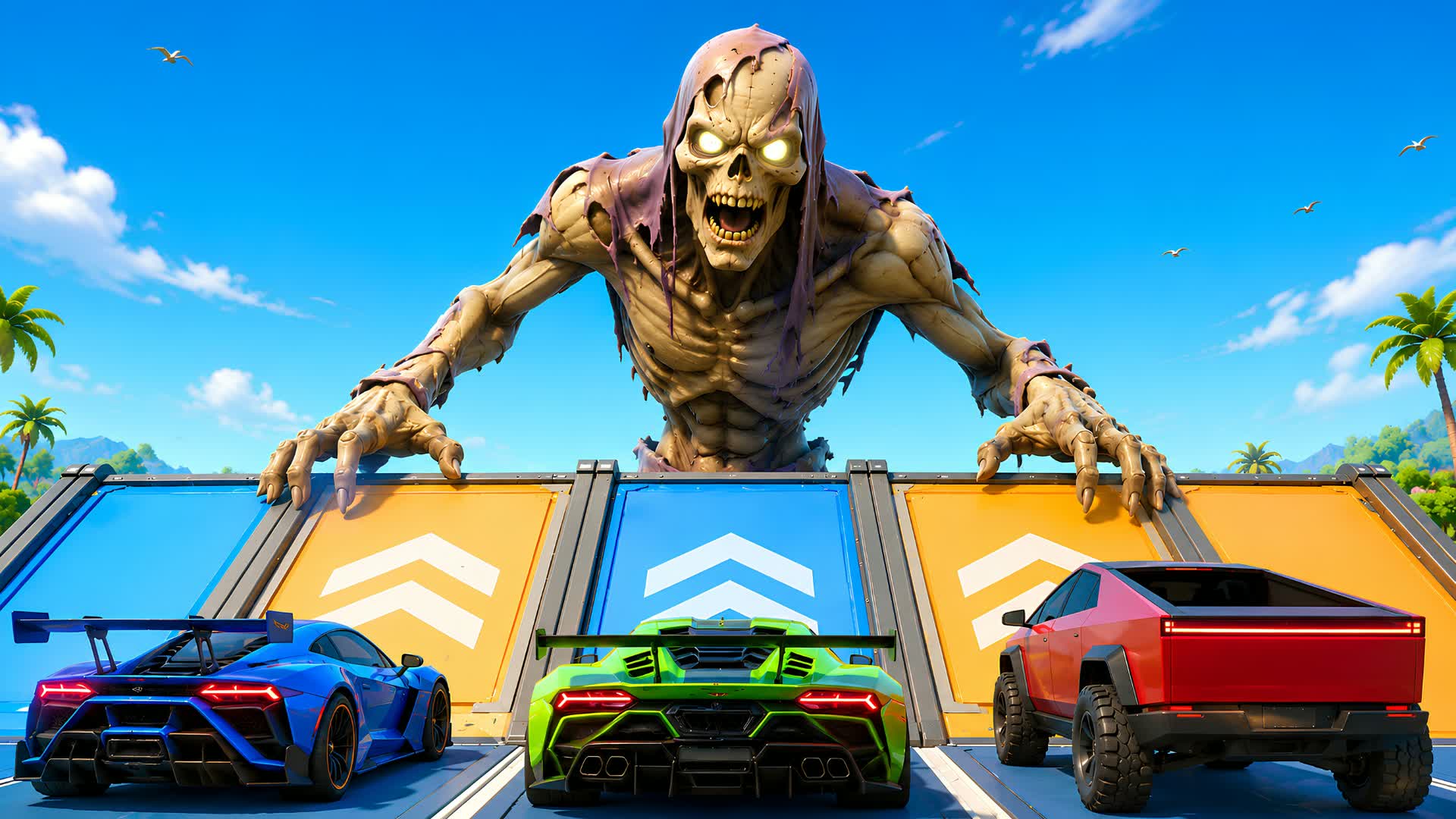 ZOMBIE RAID: BOSS BATTLE (CO-OP) ⭐ — Fortnite Creative map