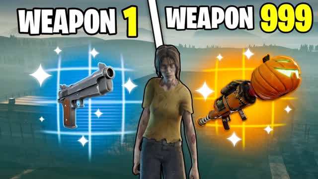 PRISON GUN GAME 🧟🔫 — Fortnite Creative map cover art