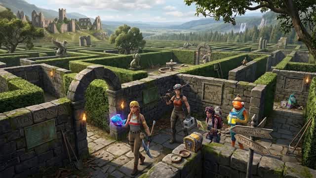 ESCAPA DEL LABERINTO — Fortnite Creative map