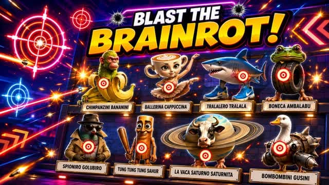 Blast the Brainrot — Fortnite Creative map cover art