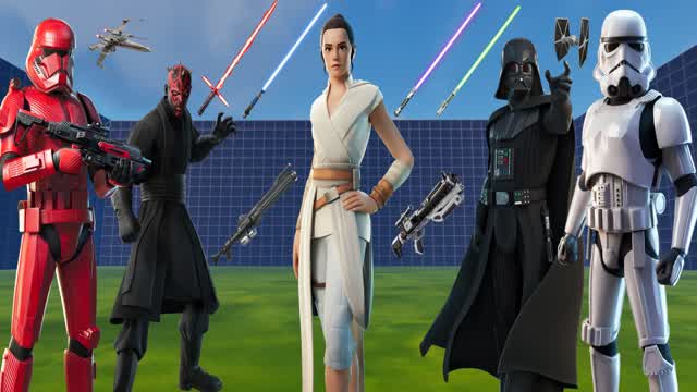 FFA 1v1 With Every Gun [Star Wars] — Fortnite Creative map cover art