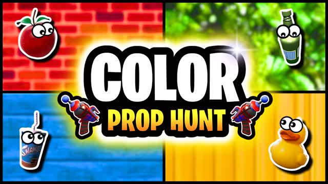 🌈COLOR PROP HUNT🌈 — Fortnite Creative map