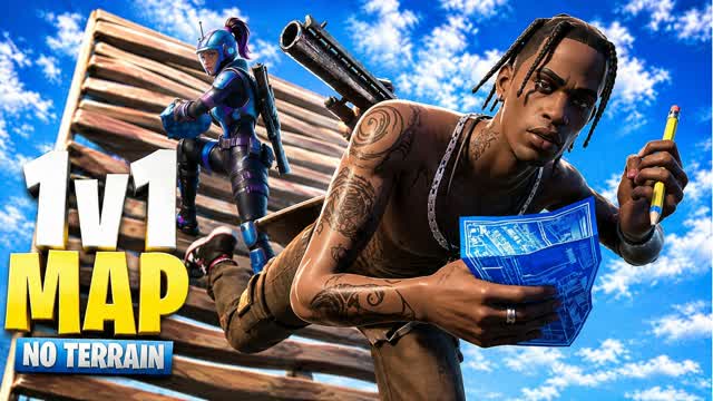 1v1 Build Fight [NO TERRAIN] — Fortnite Creative map