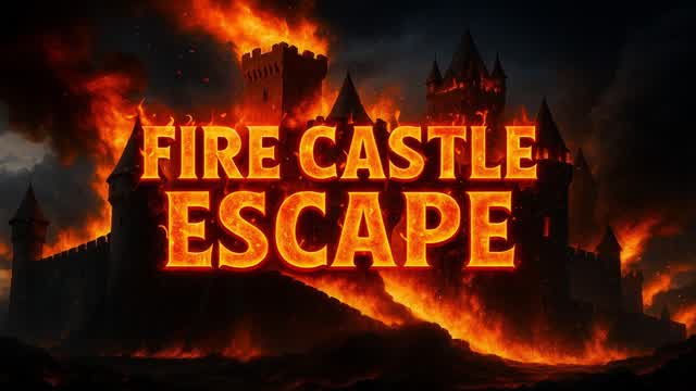 🔥Fire castle escape room🔥 — Fortnite Creative map