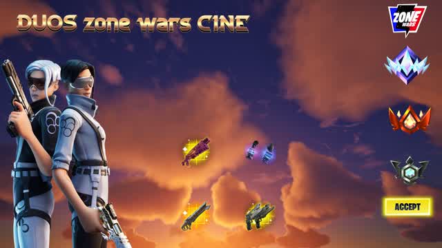 DUOS Bios zone wars CINE — Fortnite Creative map