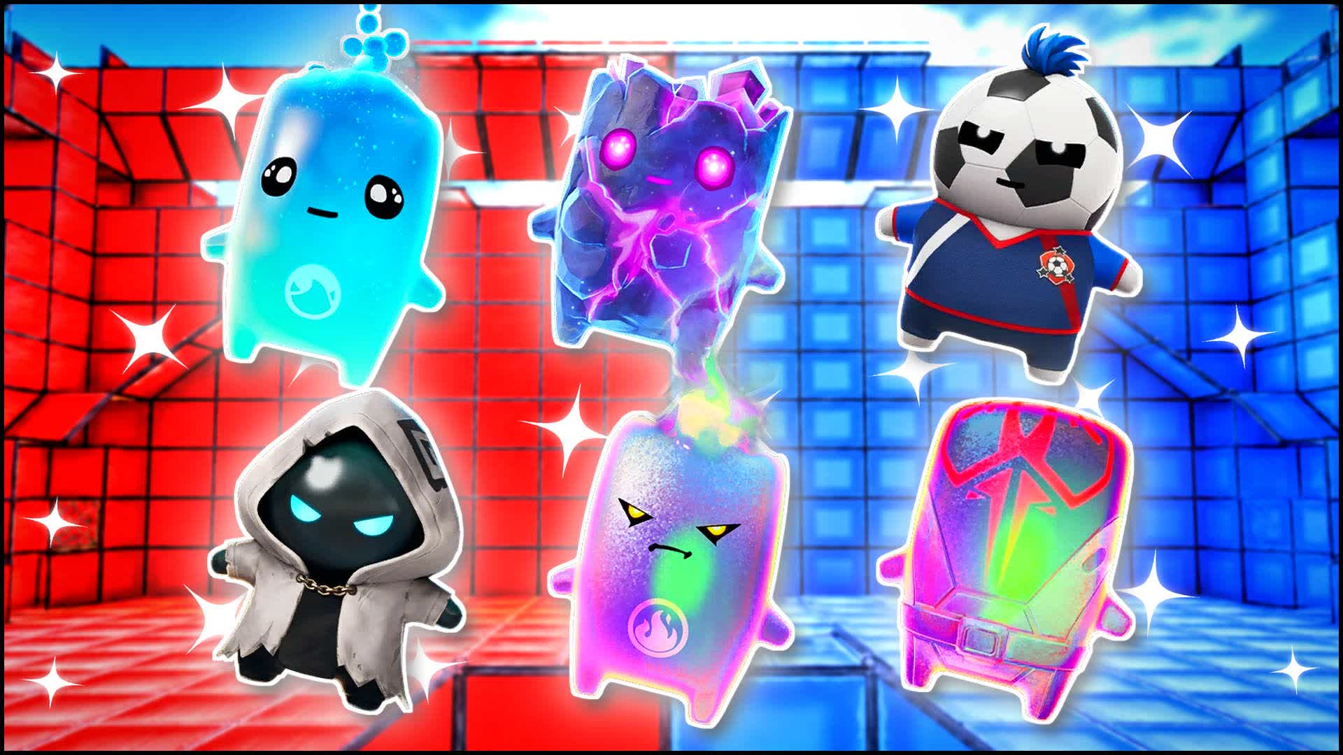 RED VS BLUE POWER STRIKE 🔴🔵 — Fortnite Creative map