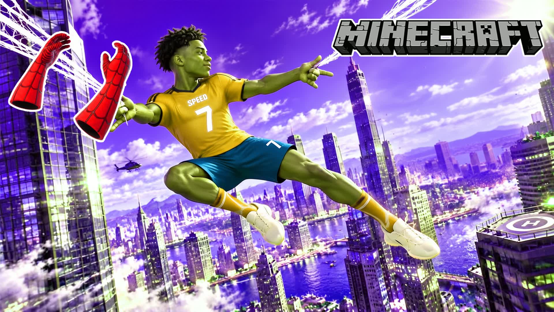 SPIDER CITY POWER DRIVE GUN 🚗 — Fortnite Creative map