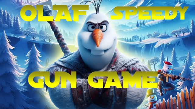 OLAF SPEEDY GUN GAME — Fortnite Creative map cover art