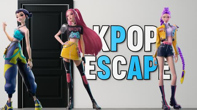 Kpop Demon Hunter Escape — Fortnite Creative map cover art