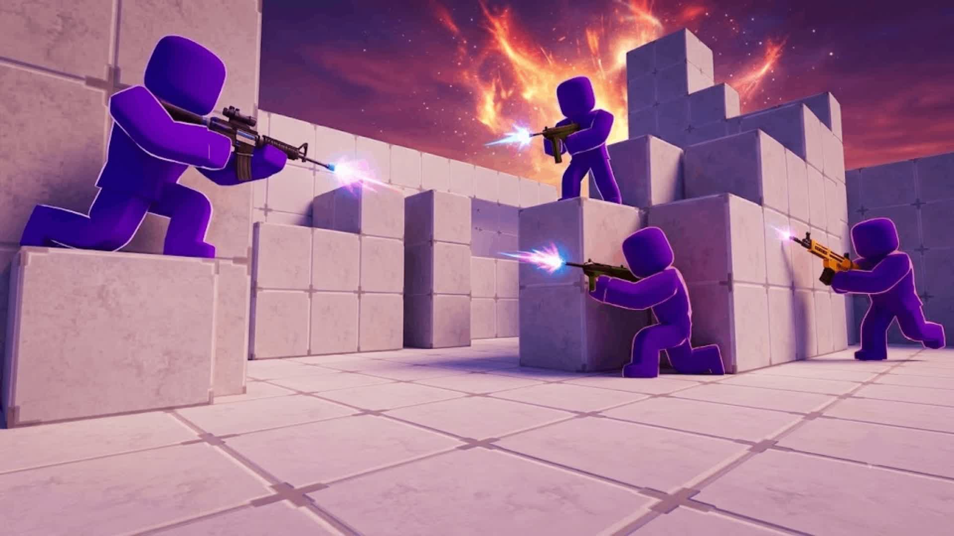 RED VS BLUE RIVALS GGA — Fortnite Creative map