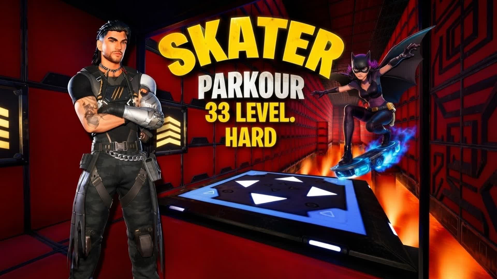 PARKOUR SKATER 1 — Fortnite Creative map