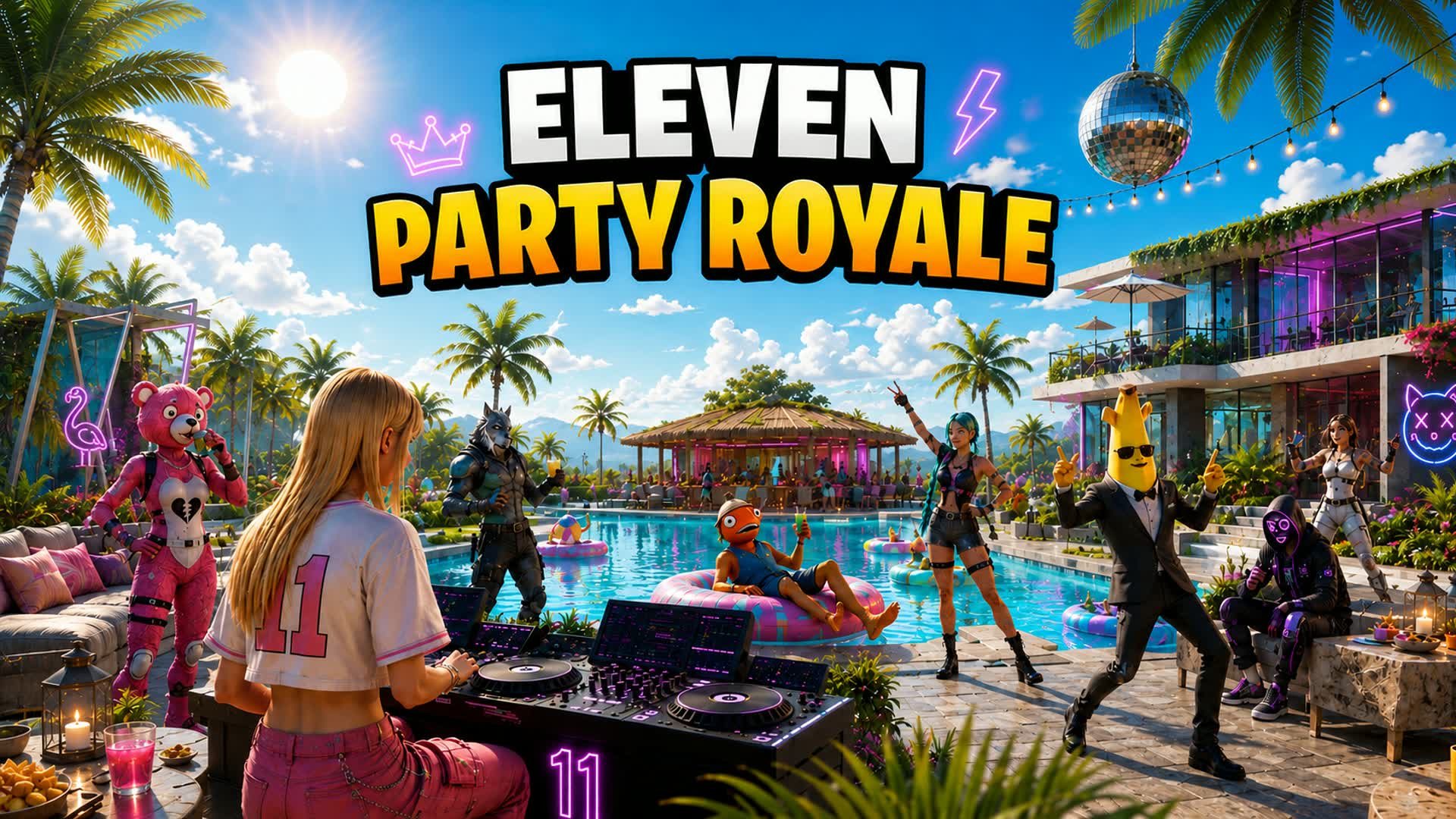 party Royale 11 (Eleven) — Fortnite Creative map