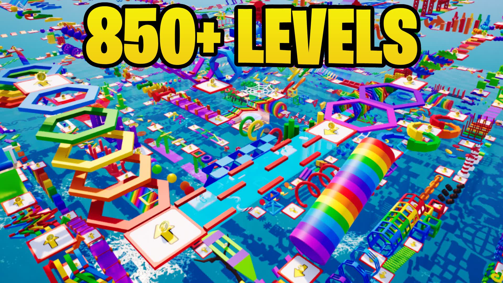850 LEVEL OBBY PARKOUR⭐ — Fortnite Creative map