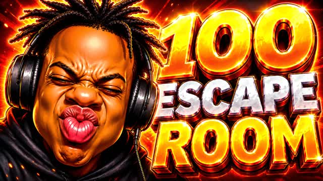100 STREAMER ESCAPE ROOM 🎥 — Fortnite Creative map