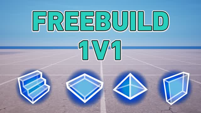 1V1 FREE BUILDING PRACTICE FFA — Fortnite Creative map cover art