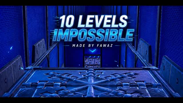 PARKOUR 10 LEVELS HARD — Fortnite Creative map cover art