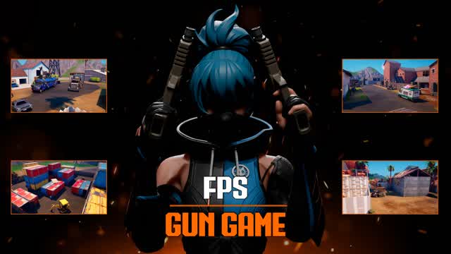 FPS Gun Game — Fortnite Creative map cover art