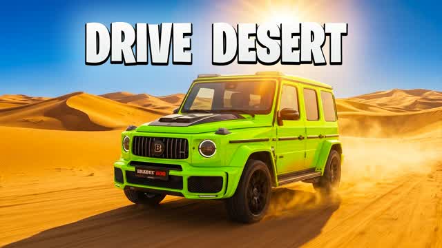 DRIVE DESERT — Fortnite Creative map
