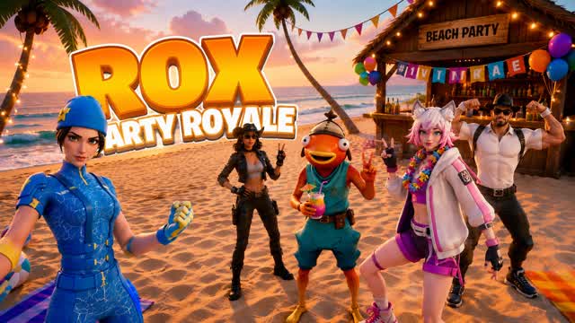 ROX PARTY ROYALE 2.0 — Fortnite Creative map