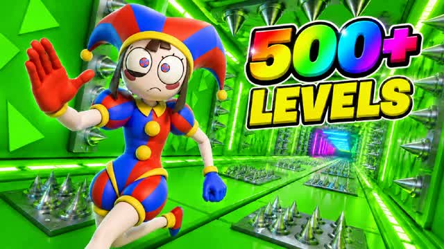 KERO PARKOUR 500+ LEVELS⭐ — Fortnite Creative map cover art