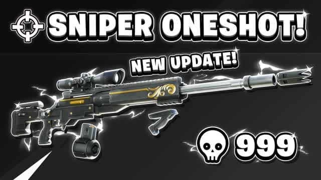 🎯SNIPER ONE SHOT 💥BATTLE — Fortnite Creative map cover art
