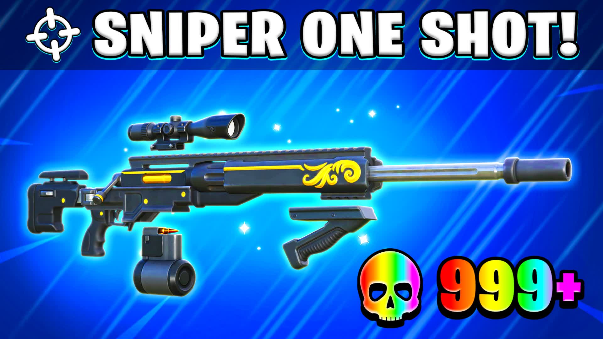 🎯MEGA SNIPER ONE SHOT💥 — Fortnite Creative map