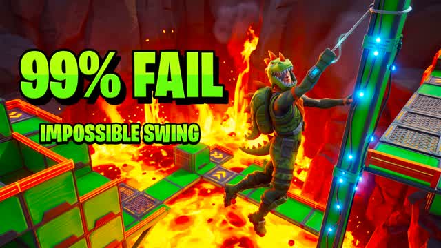 EXTREME SPEEDRUN: Lava Parkour — Fortnite Creative map cover art