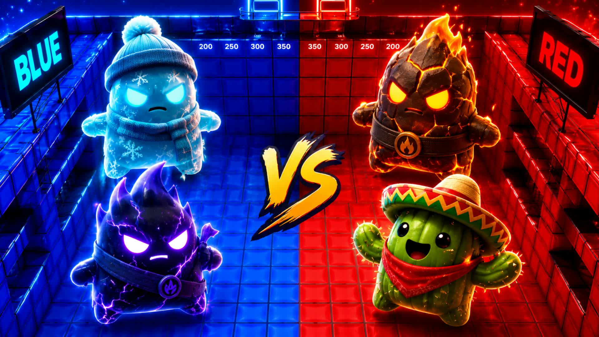ULTIMATE RED VS BLUE🔴🔵UNC 2 32 — Fortnite Creative map