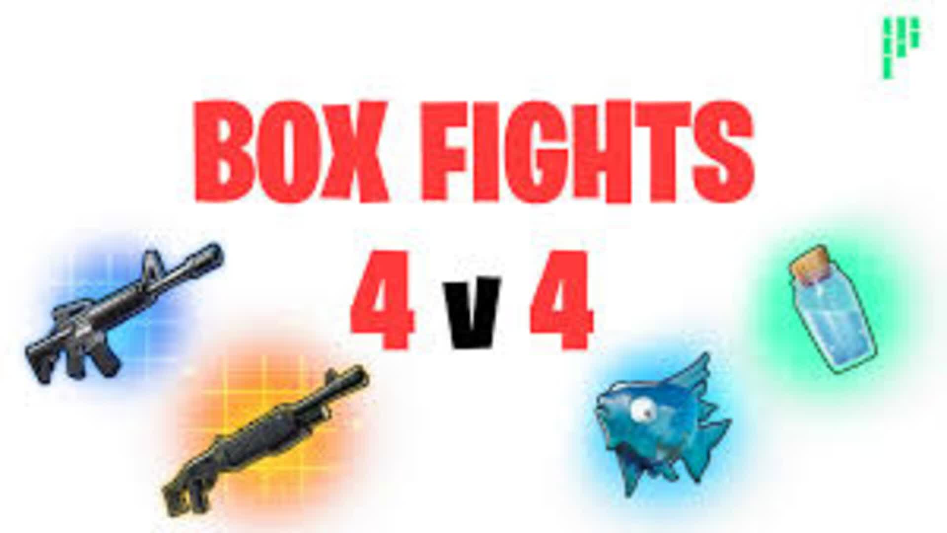 RAINBOW BOX FIGHT PvP 4V4 — Fortnite Creative map