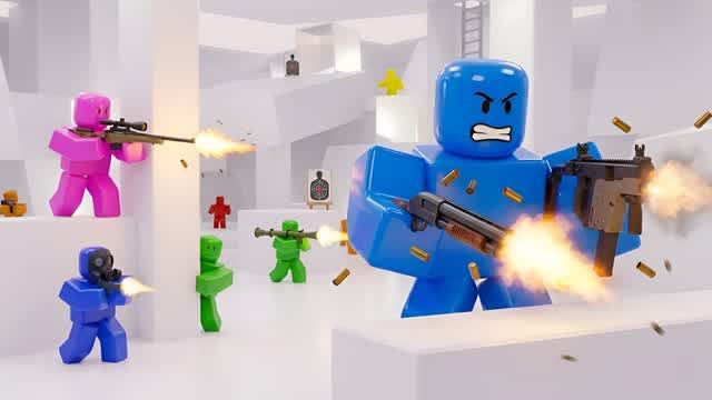 RED VS BLUE 🔴🔵 EVERY SECRET GUN 🎯🔥 — Fortnite Creative map