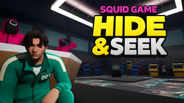 SQUIDGAME - HIDE & SEEK — Fortnite Creative map cover art