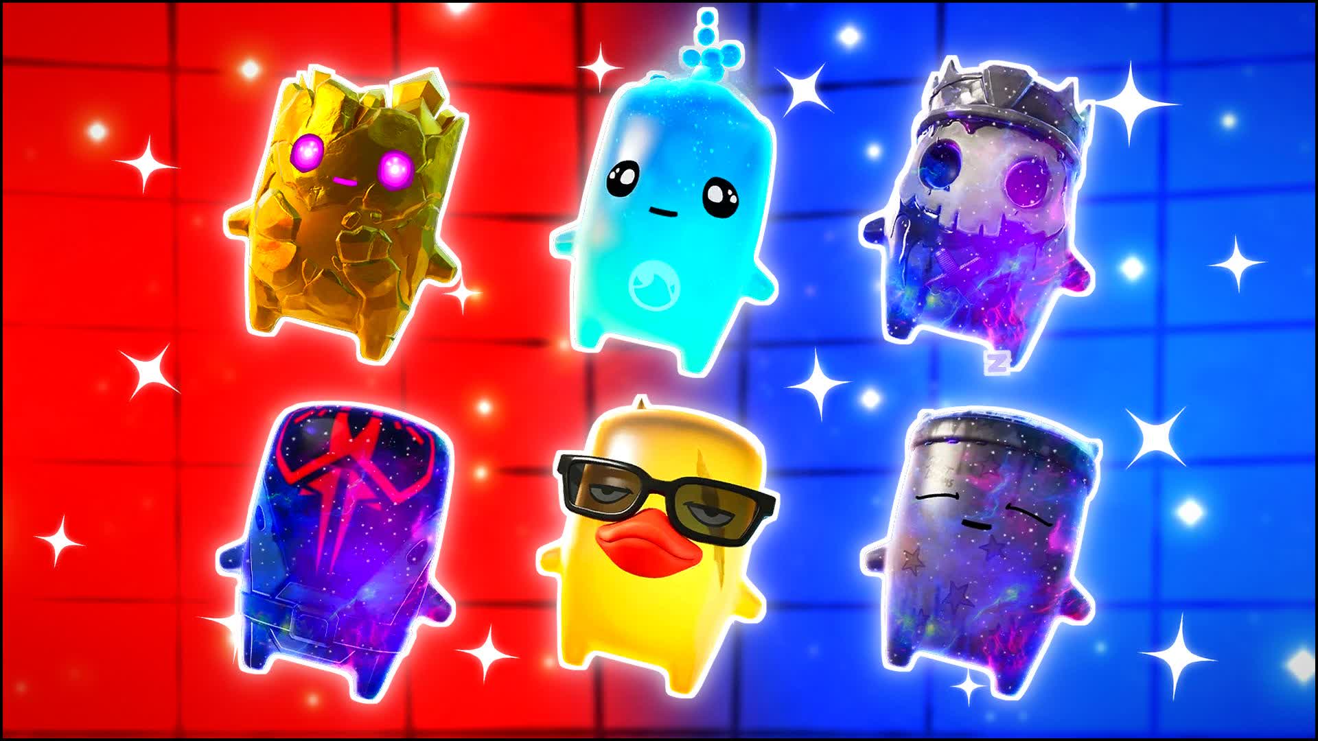 RED VS BLUE THUNDER GLOW 🔴🔵 — Fortnite Creative map