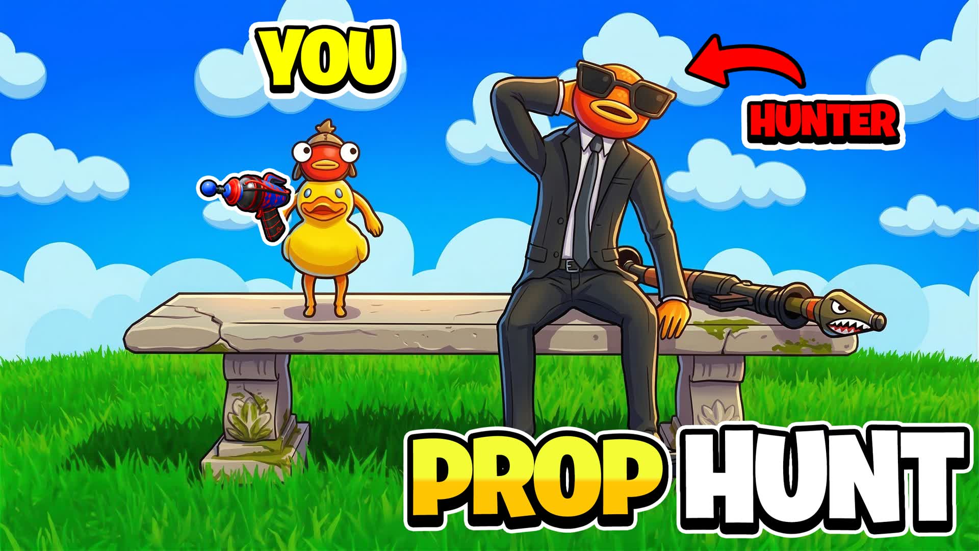 CHAOS PROP HUNT [HIDE AND SEEK] — Fortnite Creative map
