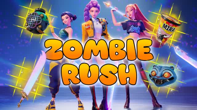 ZOMBIE RUSH - KPOP DEMON HUNTERS — Fortnite Creative map