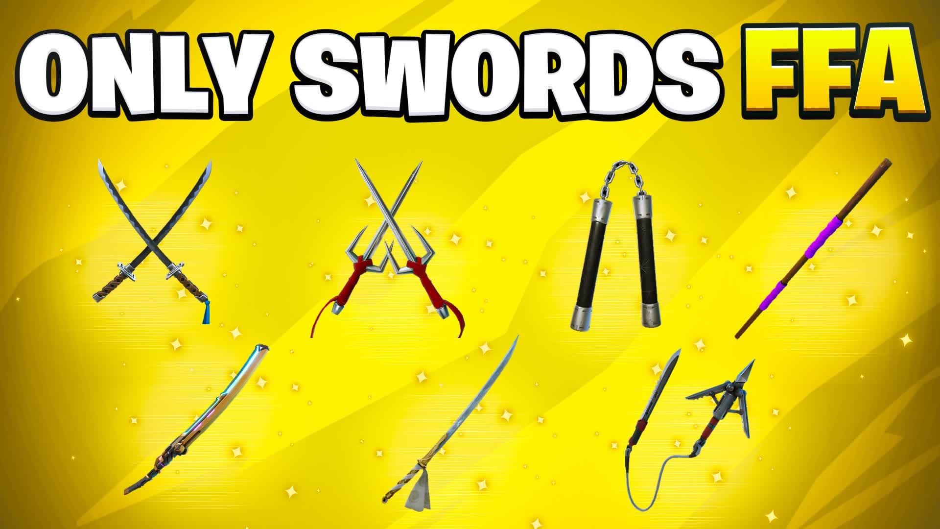 🗡 Only Swords FFA (NEW) — Fortnite Creative map