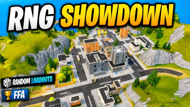🎲 RNG SHOWDOWN FFA — Fortnite Creative map cover art