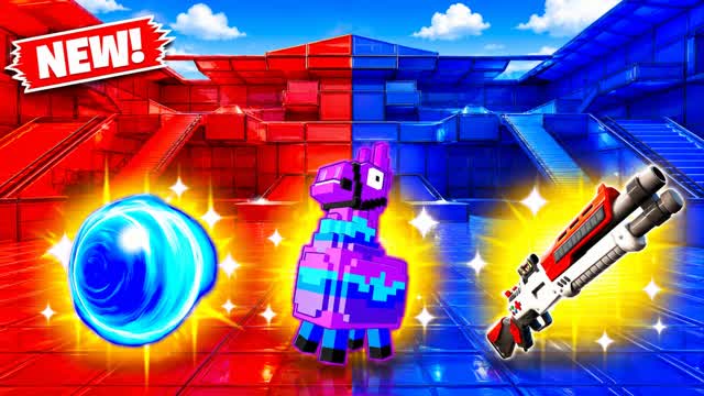RED VS BLUE AREA RADAR 🔴🔵 — Fortnite Creative map cover art