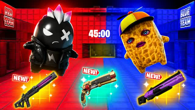 SPRITE RED VS BLUE 🔴🔵 — Fortnite Creative map