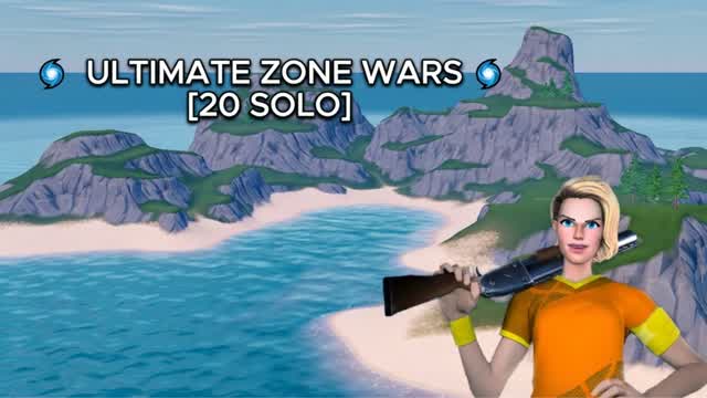 🌀  ULTIMATE ZONE WARS [20 SOLO] 🌀 — Fortnite Creative map