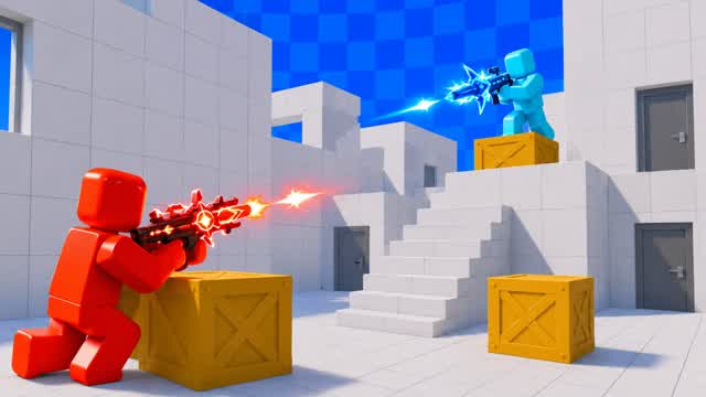 RED VS BLUE LIBERTINADO — Fortnite Creative map cover art