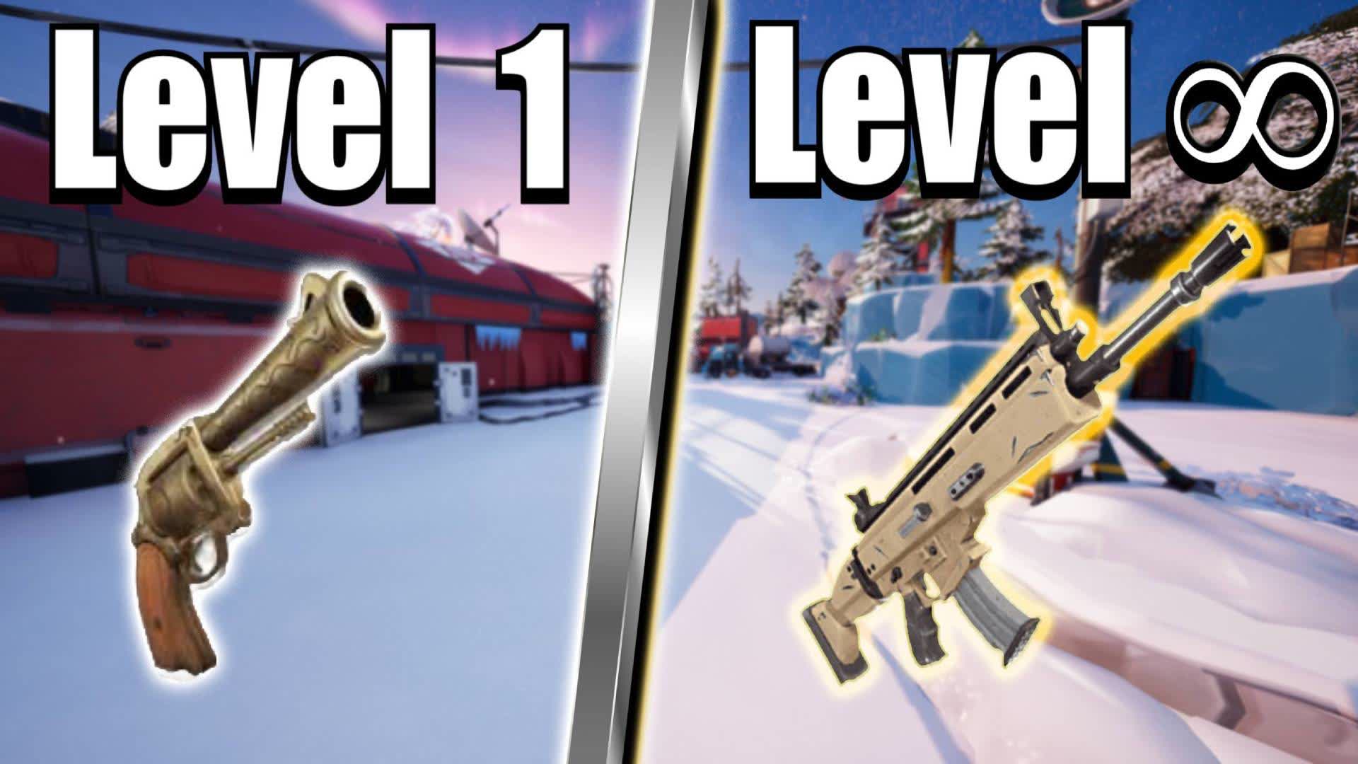 - ONE SHOT GUN GAME - — Fortnite Creative map