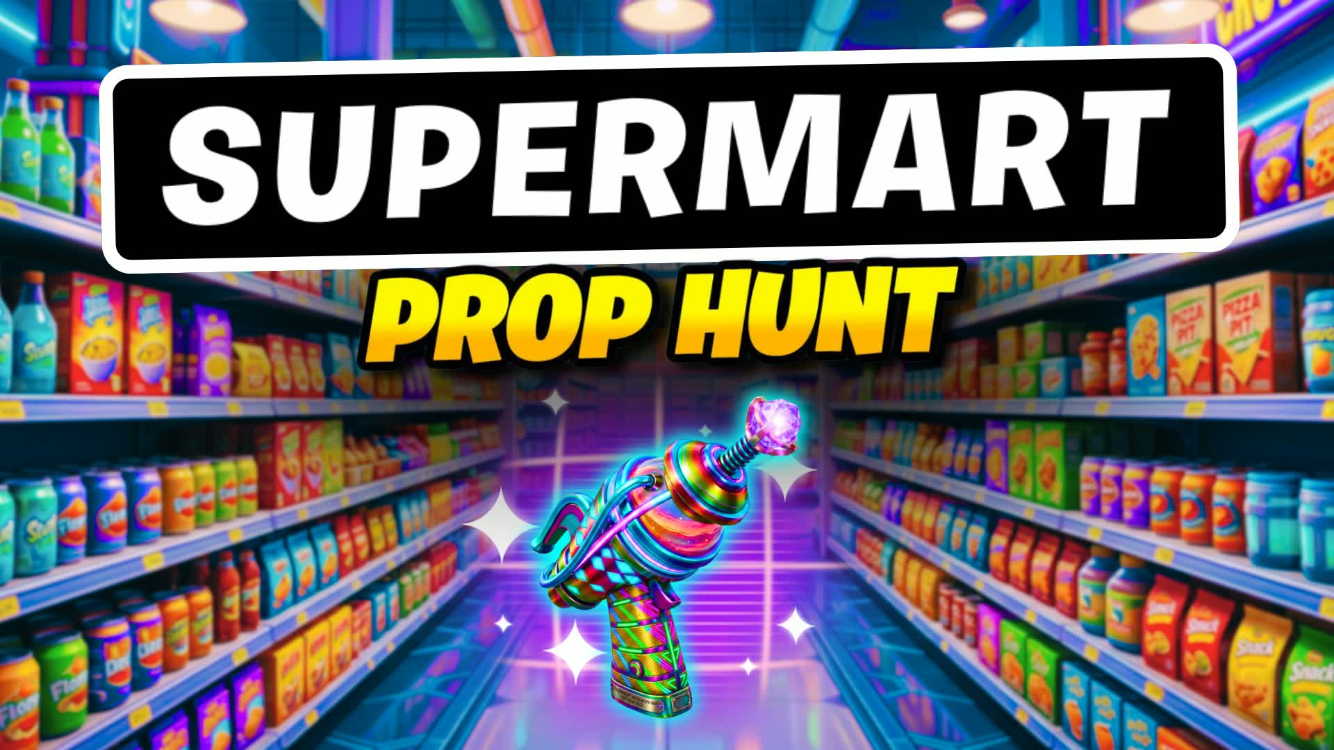 Supermart Prop Hunt 🛒 Hide — Fortnite Creative map
