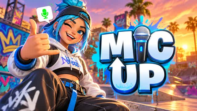 HANGOUTX - PROXIMITY CHAT 🔊 PARTY — Fortnite Creative map cover art